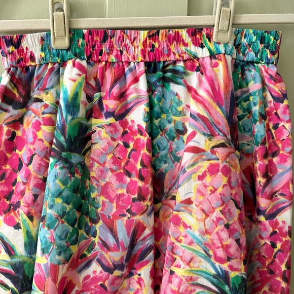 J.Crew Tropical Print A-line Skirt - Picture 3 of 4